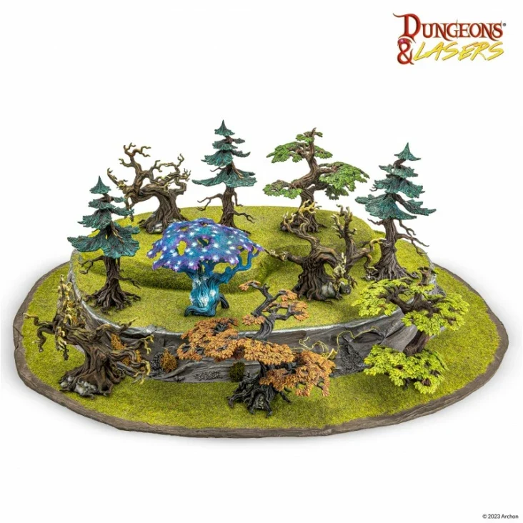 Dungeons & Lasers – Trees Pack (Unbemalt)
