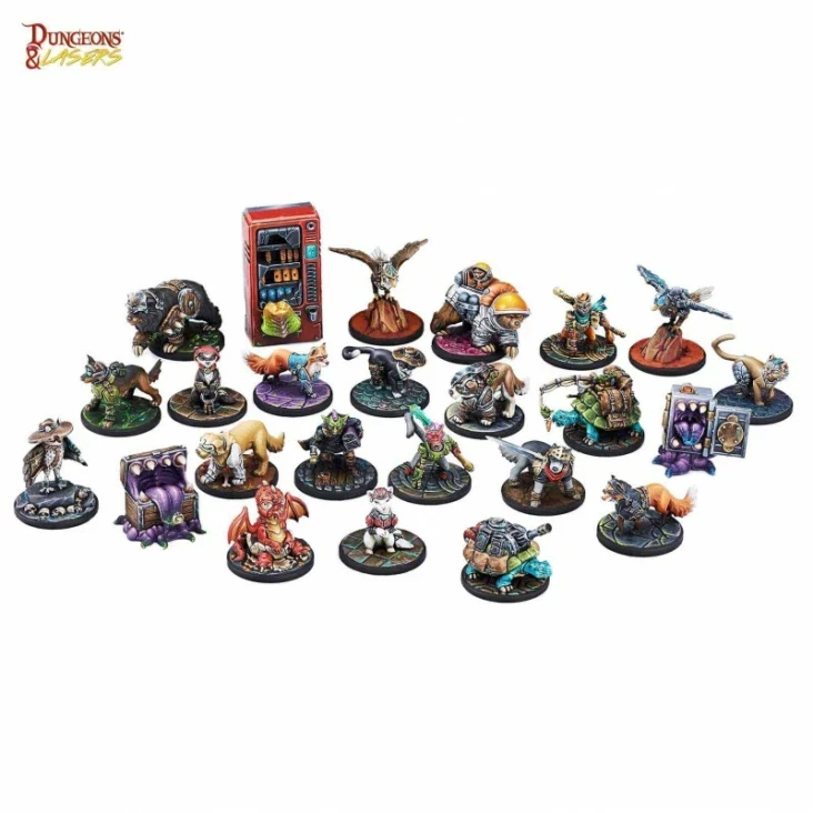 Dungeons & Lasers - Animal Companions (Unbemalt)