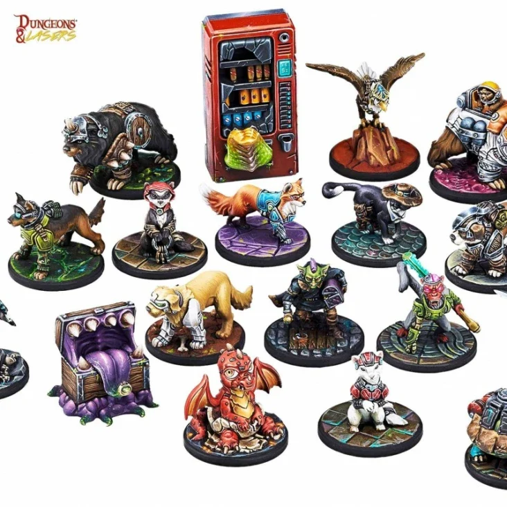 Dungeons & Lasers - Animal Companions (Unbemalt)