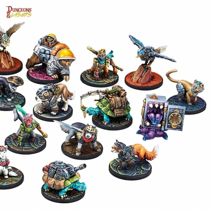 Dungeons & Lasers - Animal Companions (Unbemalt)