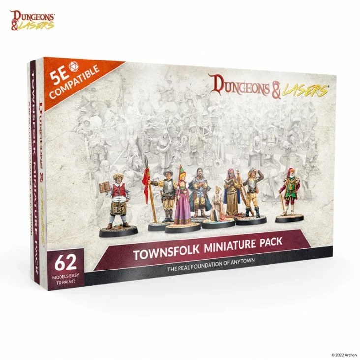 Dungeons & Lasers - NPC Miniaturen (Unbemalt)