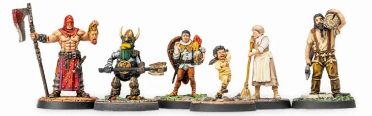 Dungeons & Lasers - NPC Miniaturen (Unbemalt)