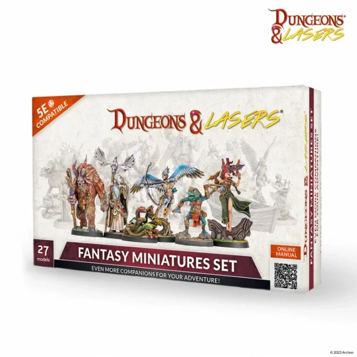 Dungeons & Lasers - Monster Miniaturen Sets (Unbemalt)