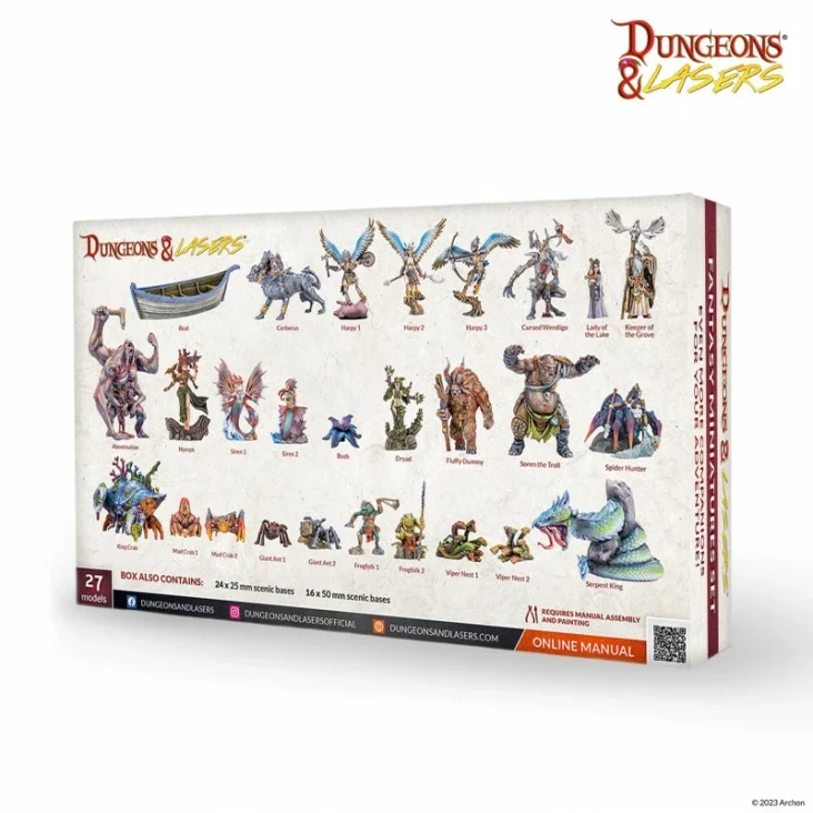 Dungeons & Lasers - Monster Miniaturen Sets (Unbemalt)