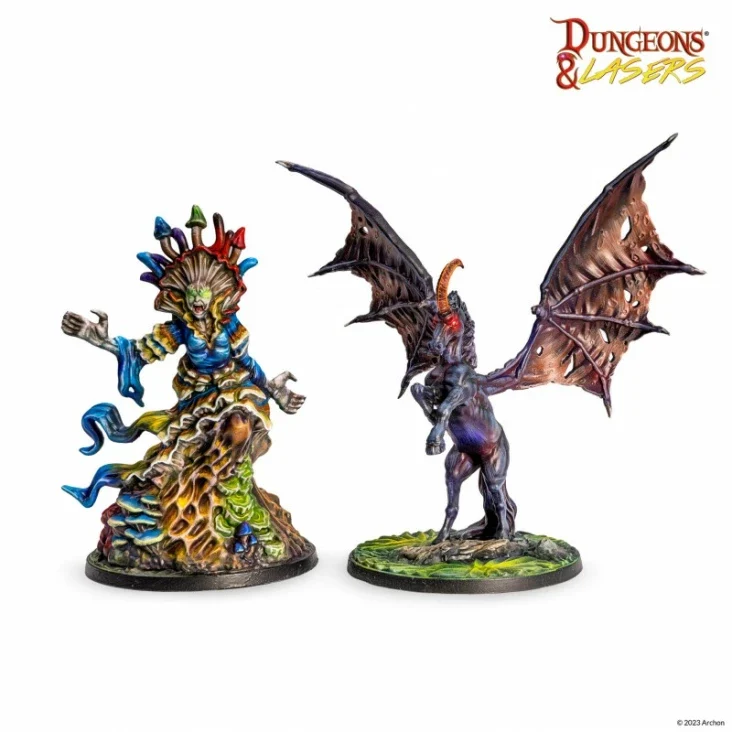 Dungeons & Lasers - Monster Miniaturen Sets (Unbemalt)