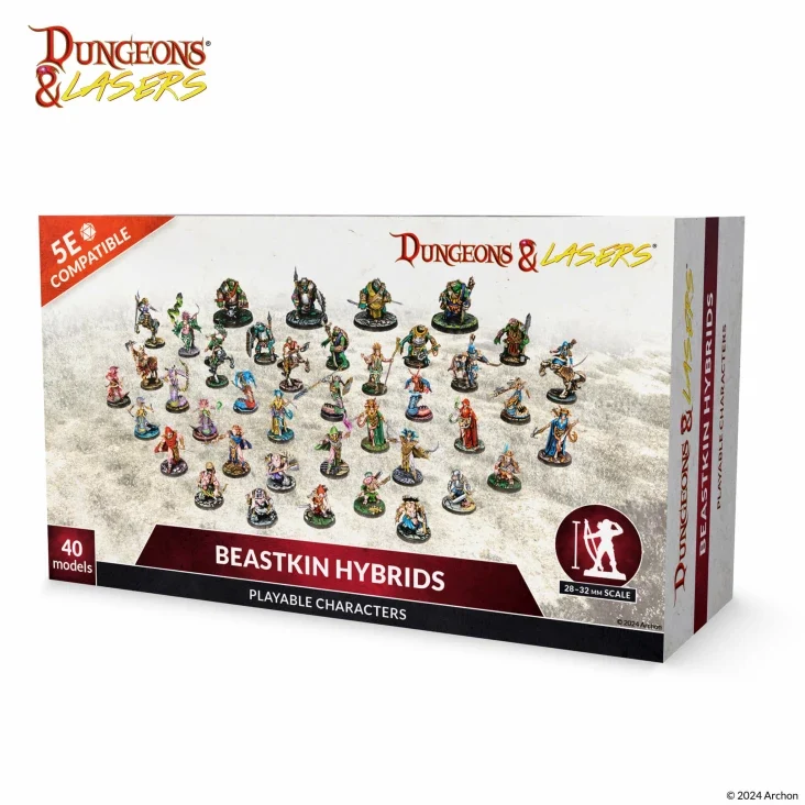 Dungeons & Lasers - Monster Miniaturen Sets (Unbemalt)