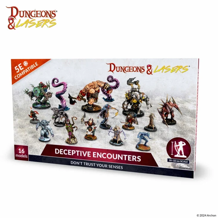 Dungeons & Lasers - Monster Miniaturen Sets (Unbemalt)