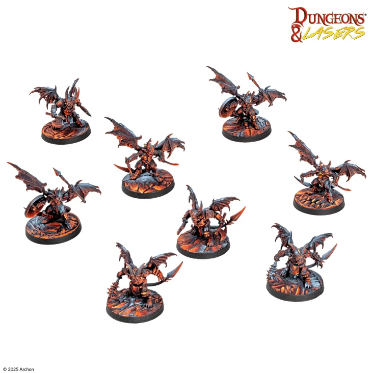 Dungeons & Lasers - Monster Miniaturen Sets (Unbemalt)