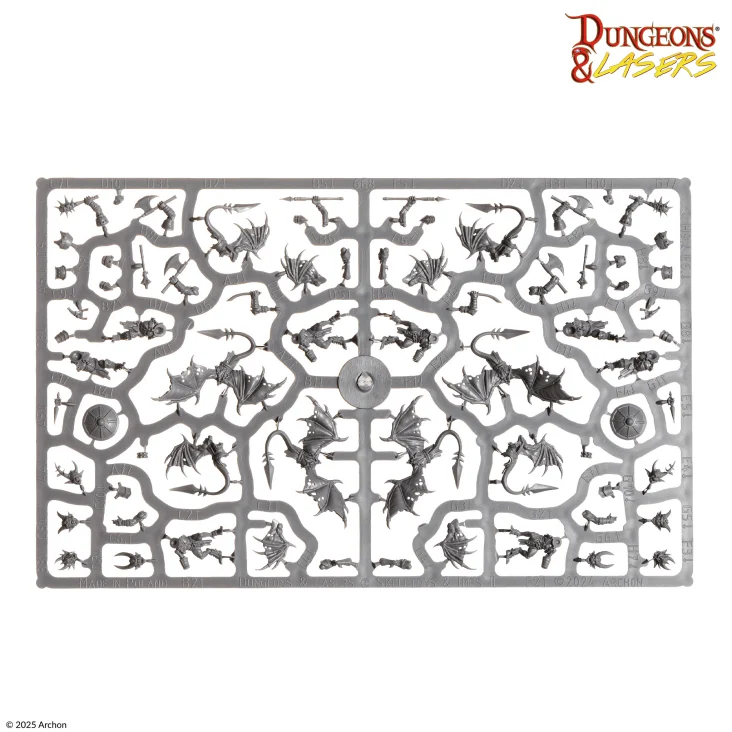 Dungeons & Lasers - Monster Miniaturen Sets (Unbemalt)