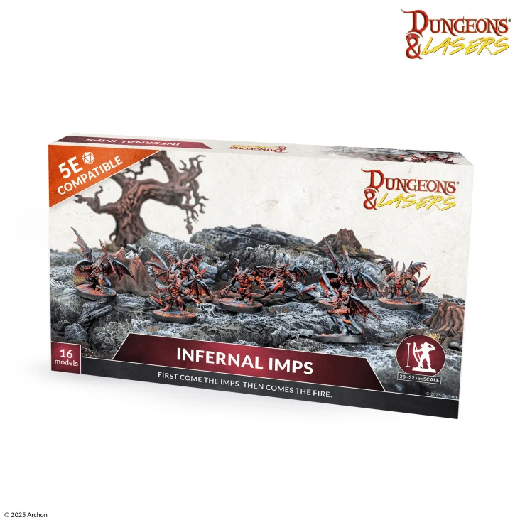 Dungeons & Lasers - Monster Miniaturen Sets (Unbemalt)
