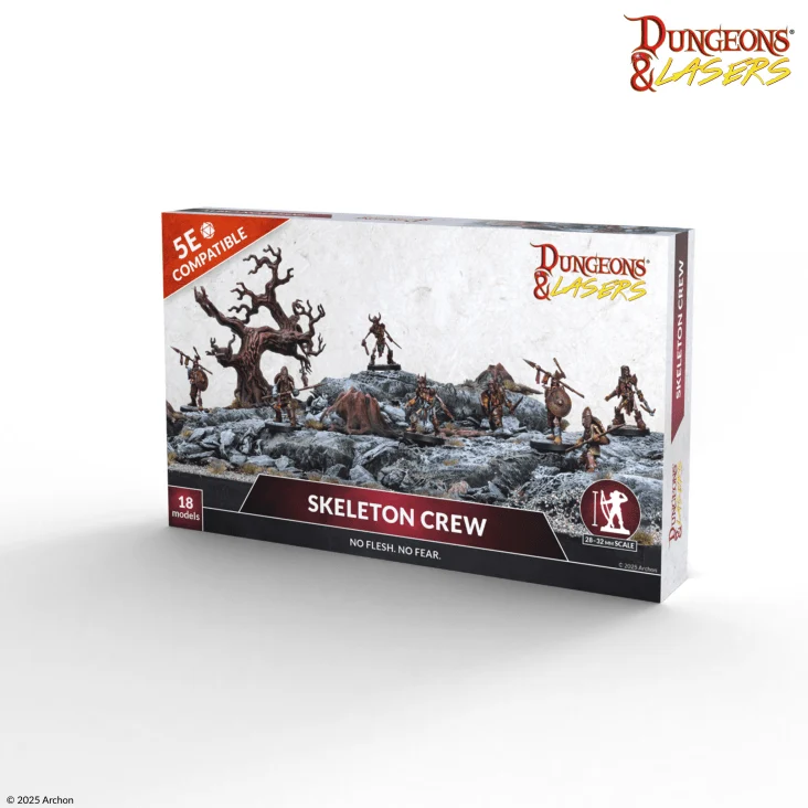 Dungeons & Lasers - Monster Miniaturen Sets (Unbemalt)