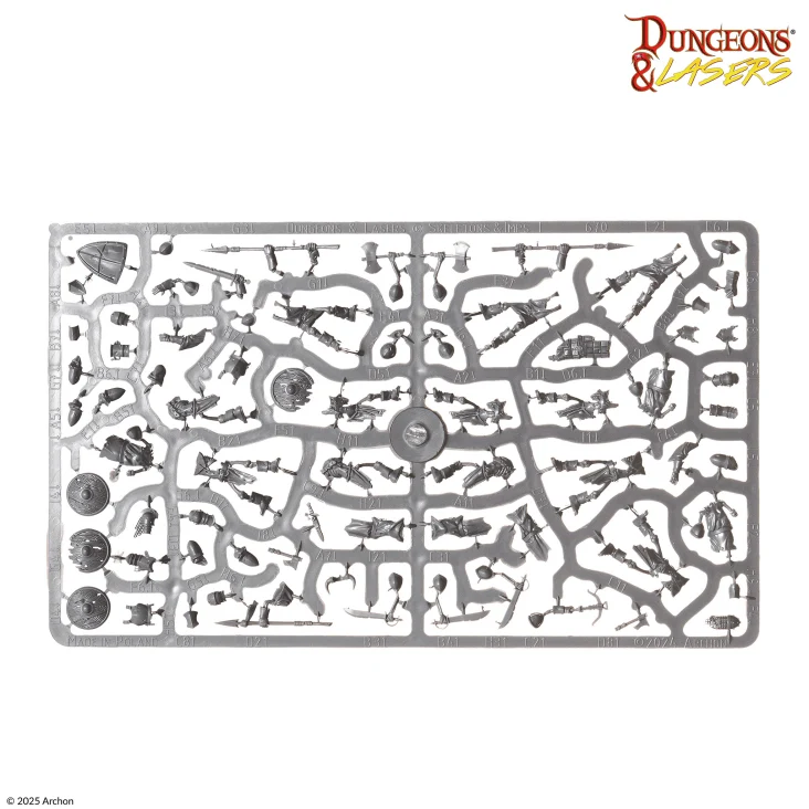 Dungeons & Lasers - Monster Miniaturen Sets (Unbemalt)