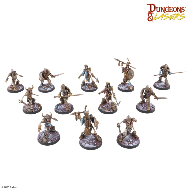 Dungeons & Lasers - Monster Miniaturen Sets (Unbemalt)