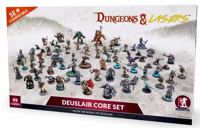 Dungeons & Lasers - Deuslair Miniaturen (Unbemalt)