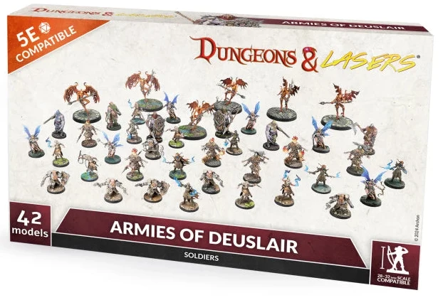 Dungeons & Lasers - Deuslair Miniaturen (Unbemalt)