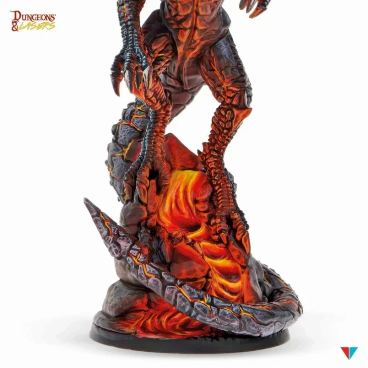 Dungeons & Lasers - Drachen Miniaturen (Unbemalt)