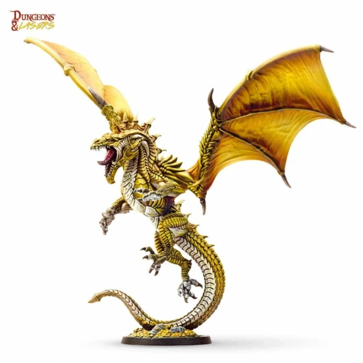 Dungeons & Lasers - Drachen Miniaturen (Unbemalt)