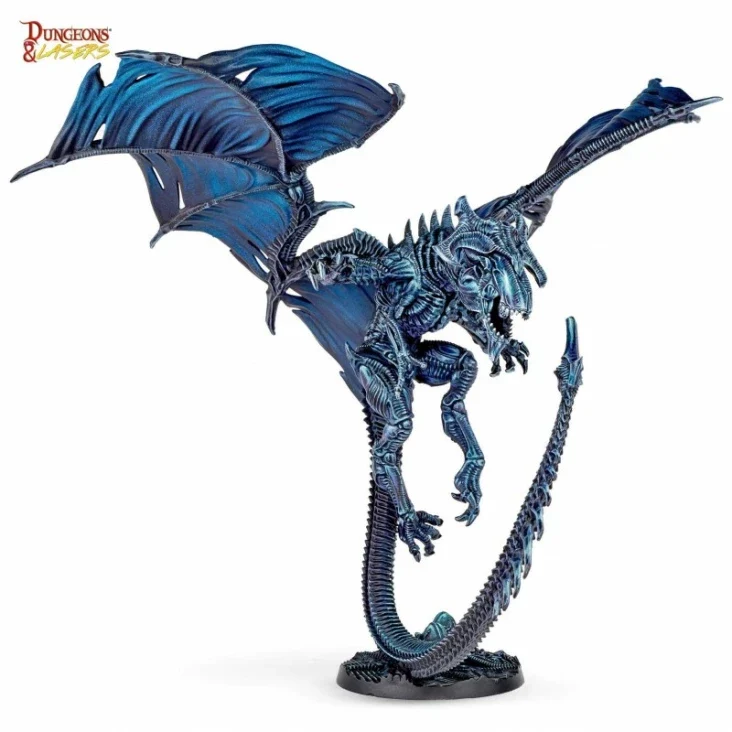 Dungeons & Lasers - Drachen Miniaturen (Unbemalt)