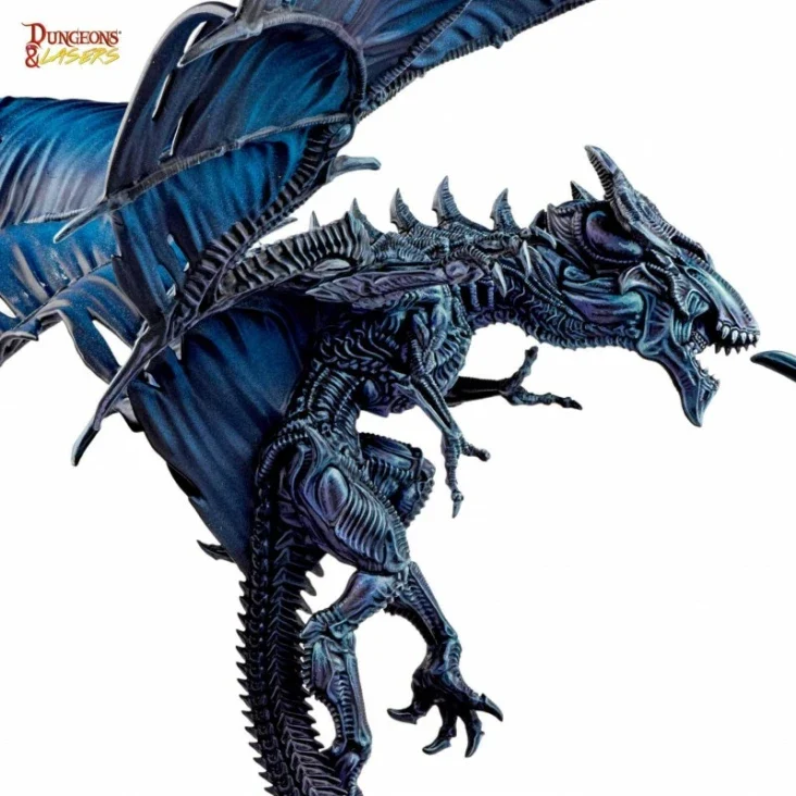 Dungeons & Lasers - Drachen Miniaturen (Unbemalt)