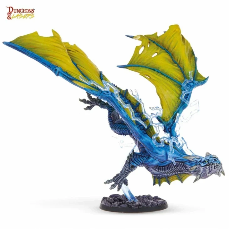 Dungeons & Lasers - Drachen Miniaturen (Unbemalt)