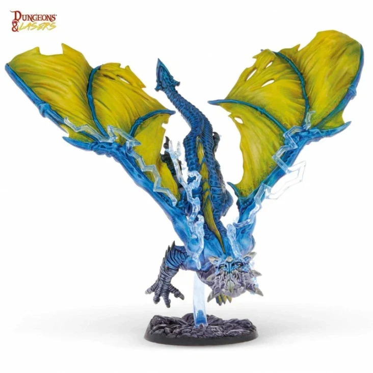 Dungeons & Lasers - Drachen Miniaturen (Unbemalt)