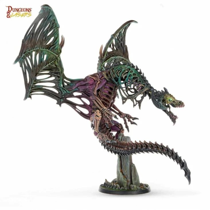 Dungeons & Lasers - Drachen Miniaturen (Unbemalt)