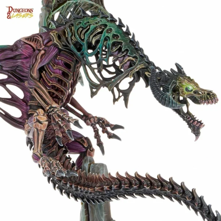 Dungeons & Lasers - Drachen Miniaturen (Unbemalt)