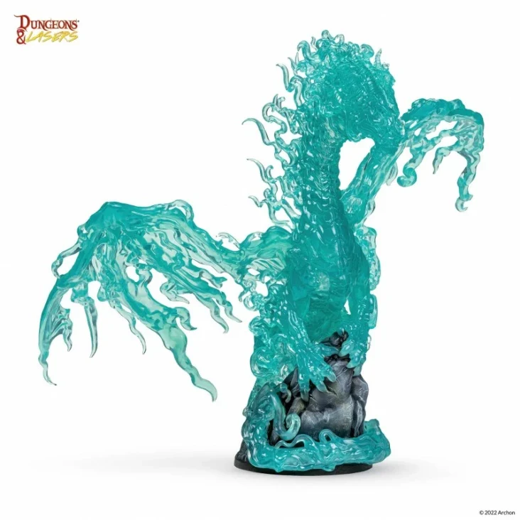 Dungeons & Lasers - Drachen Miniaturen (Unbemalt)