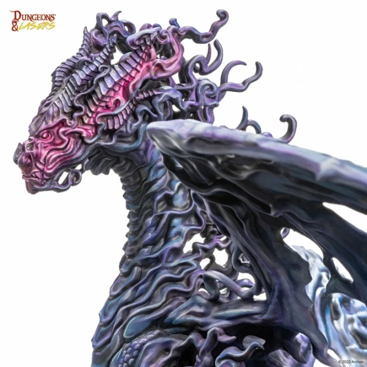 Dungeons & Lasers - Drachen Miniaturen (Unbemalt)