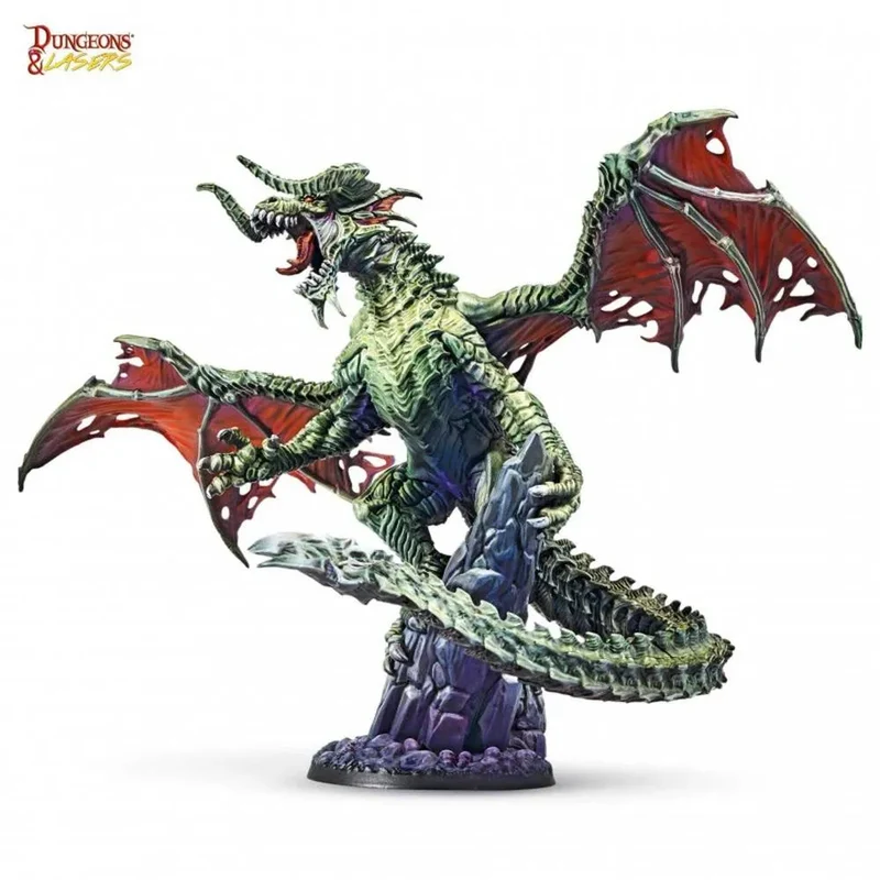 Dungeons & Lasers - Drachen Miniaturen (Unbemalt)