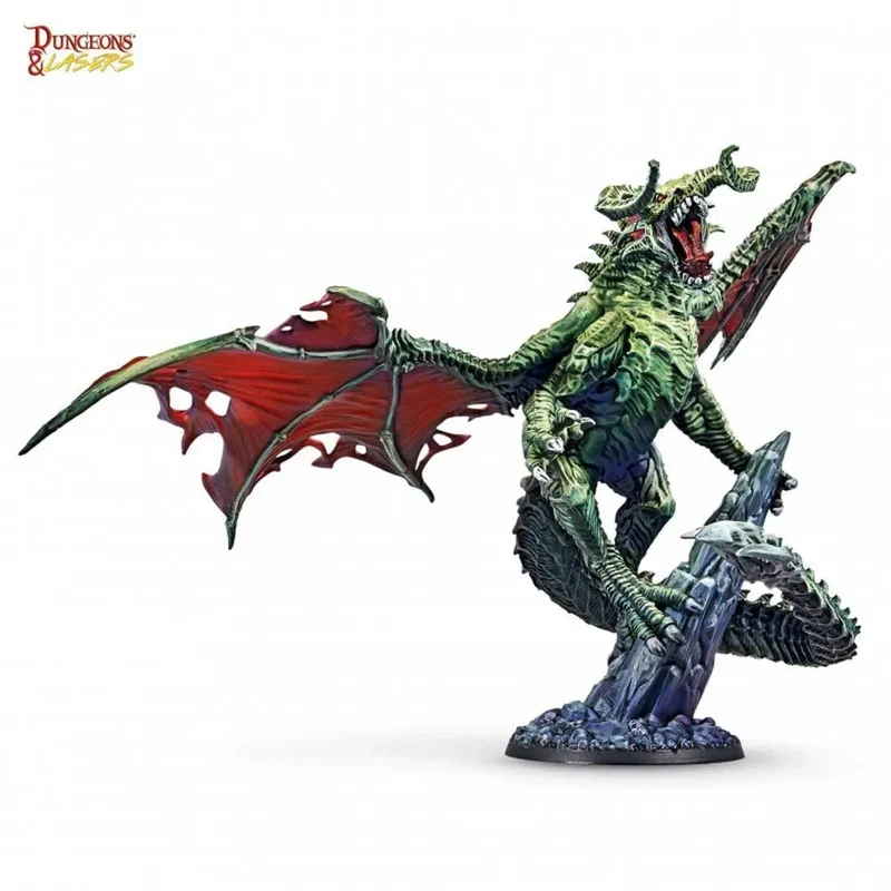 Dungeons & Lasers - Drachen Miniaturen (Unbemalt)