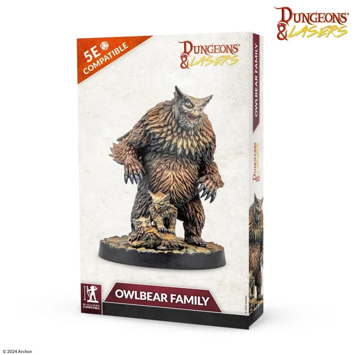 Dungeons & Lasers - Monster Miniaturen (Unbemalt)