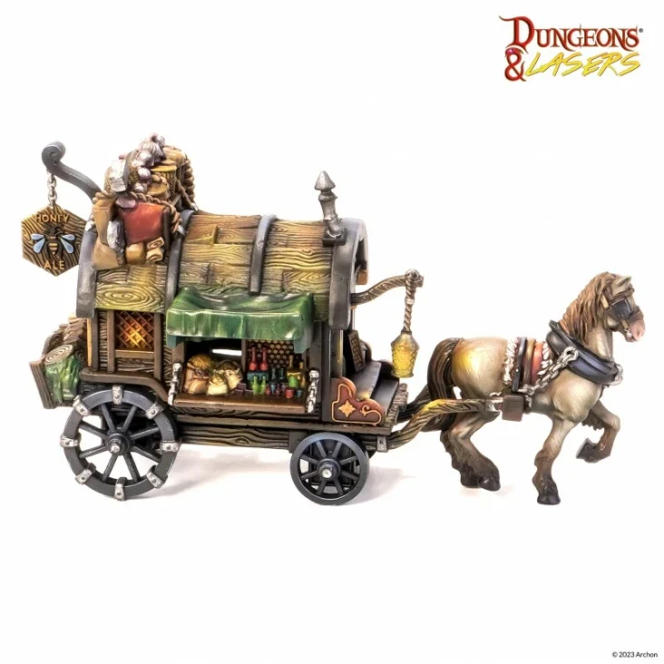 Dungeons & Lasers - Monster Miniaturen (Unbemalt)