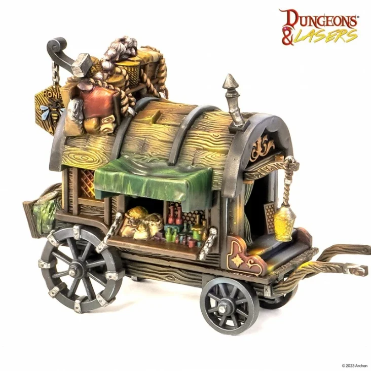 Dungeons & Lasers - Monster Miniaturen (Unbemalt)