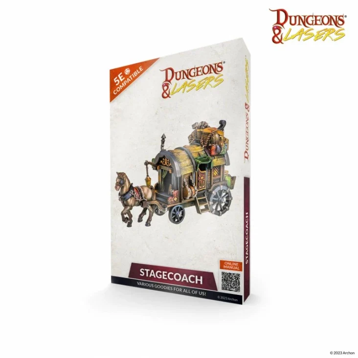 Dungeons & Lasers - Monster Miniaturen (Unbemalt)