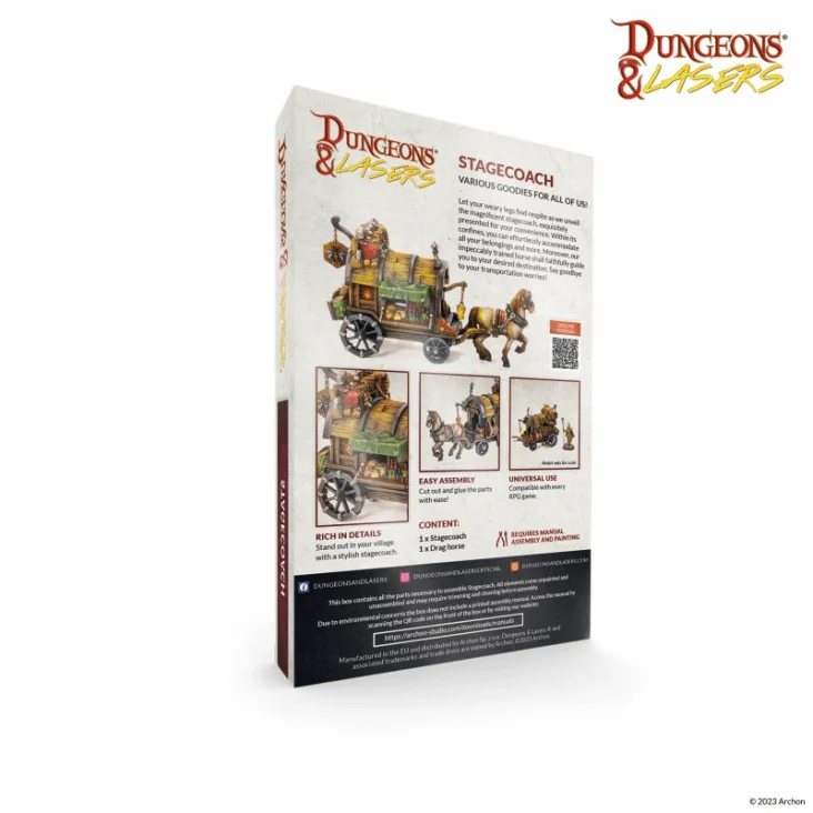 Dungeons & Lasers - Monster Miniaturen (Unbemalt)