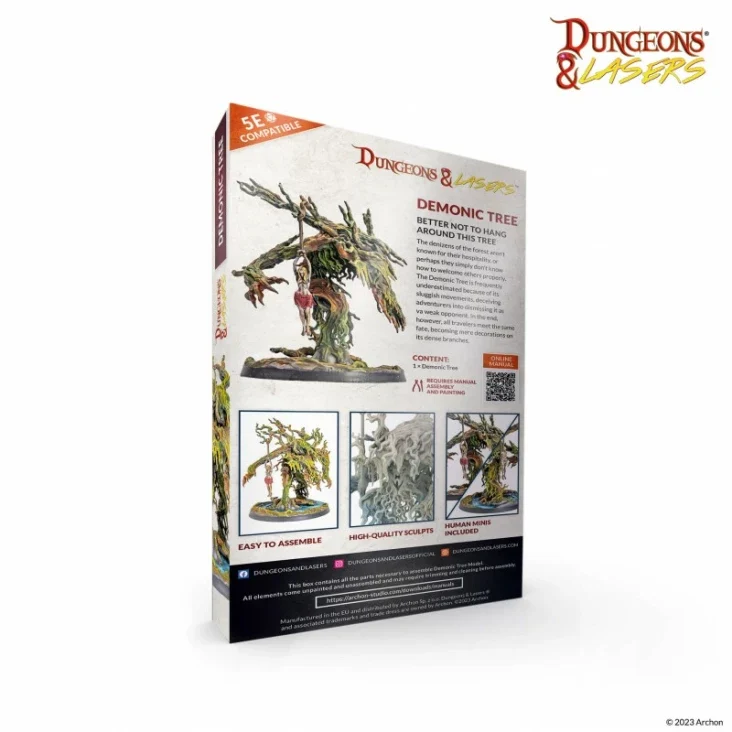 Dungeons & Lasers - Monster Miniaturen (Unbemalt)