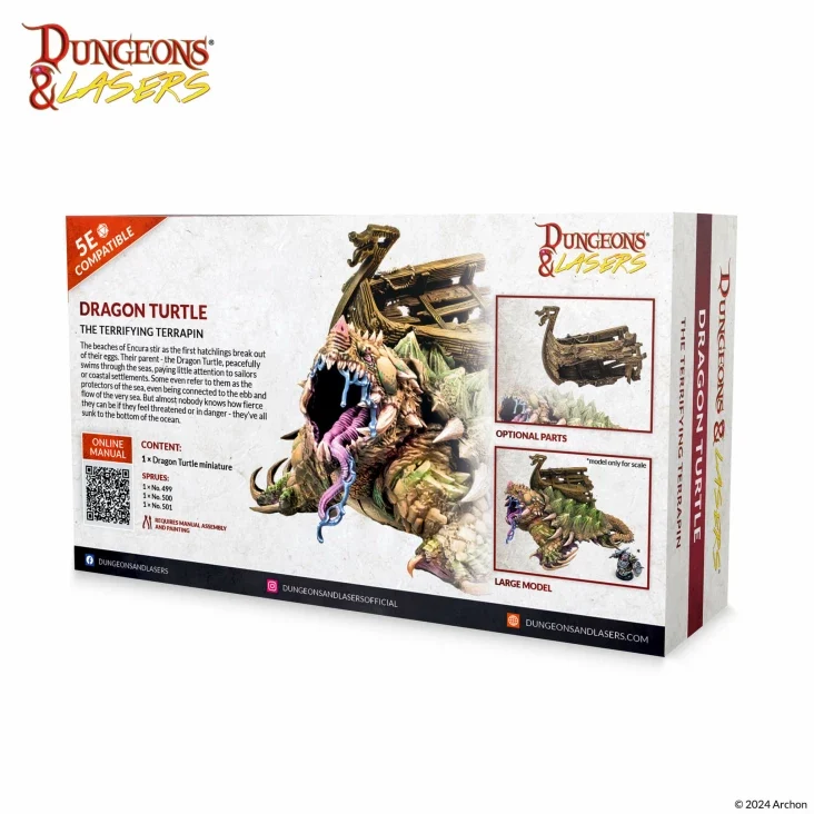 Dungeons & Lasers - Monster Miniaturen (Unbemalt)