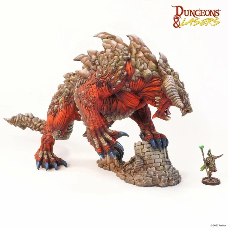Dungeons & Lasers - Monster Miniaturen (Unbemalt)