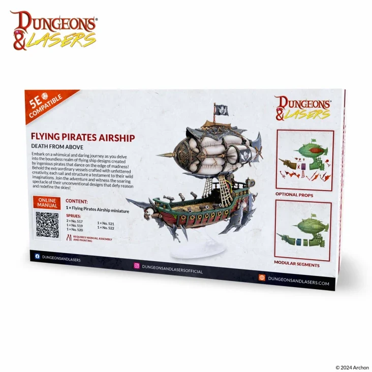 Dungeons & Lasers - Monster Miniaturen (Unbemalt)