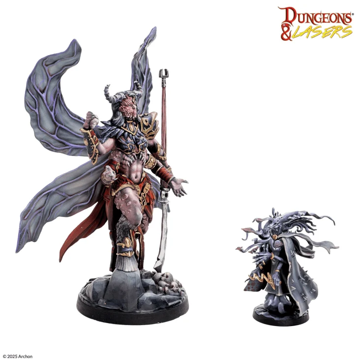 Dungeons & Lasers - Monster Miniaturen (Unbemalt)