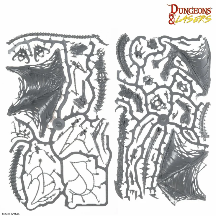 Dungeons & Lasers - Monster Miniaturen (Unbemalt)