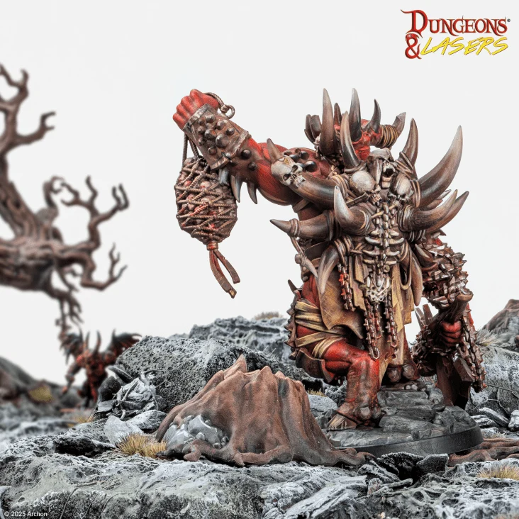 Dungeons & Lasers - Monster Miniaturen (Unbemalt)
