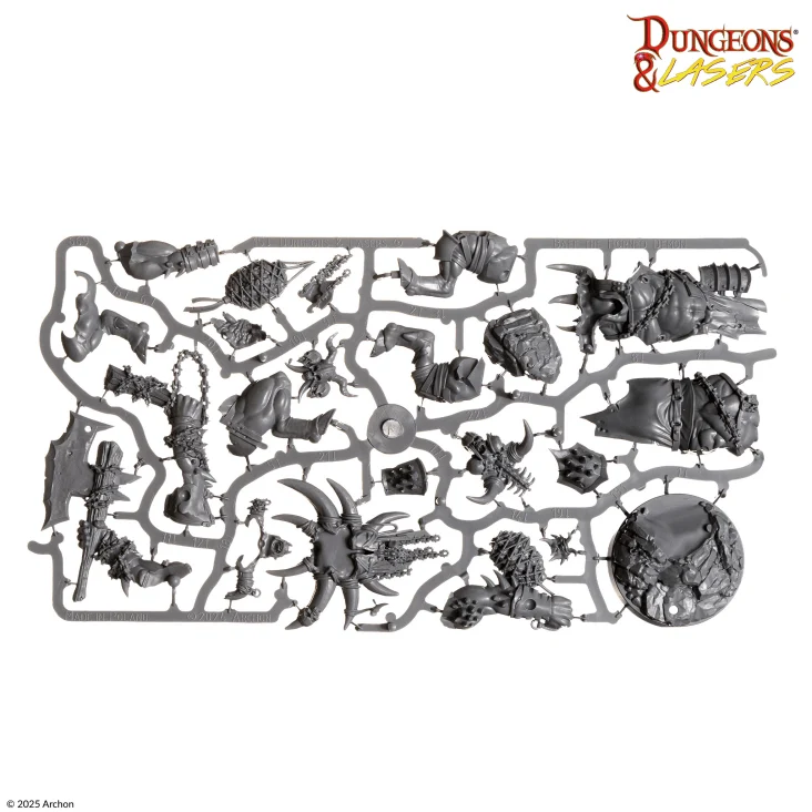 Dungeons & Lasers - Monster Miniaturen (Unbemalt)