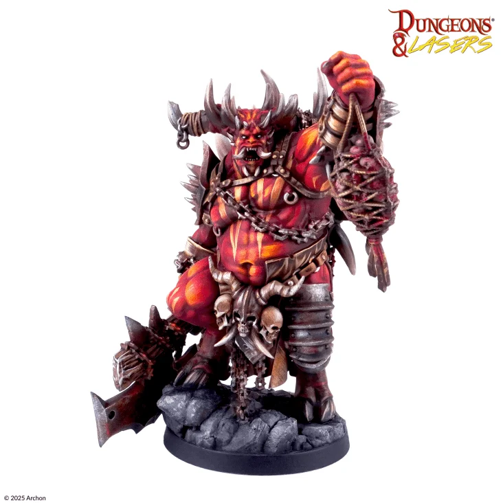 Dungeons & Lasers - Monster Miniaturen (Unbemalt)