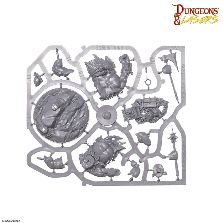 Dungeons & Lasers - Monster Miniaturen (Unbemalt)