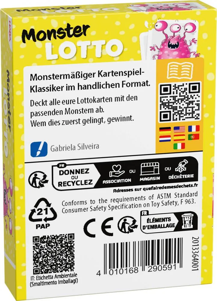 HABA - Kartenspiel - Monster Lotto