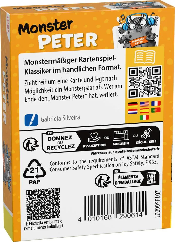 HABA - Kartenspiel - Monster Peter