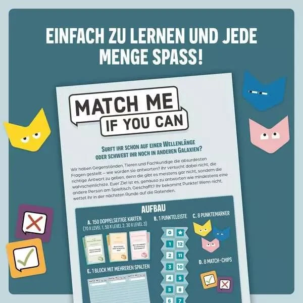 Match Me If You Can Partyspiel ab 8 Jahren