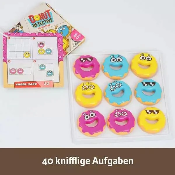 Donut Detective Logikspiel ab 5 Jahren